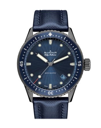 Blancpain Fifty Fathoms Bathyscaphe Automatic Blue Dial Men's Watch 5000-0240-O52A