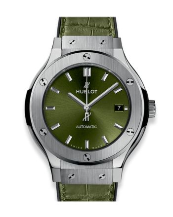 Hublot Classic Fusion Titanium 38mm Green Watch  565.NX.8970.LR