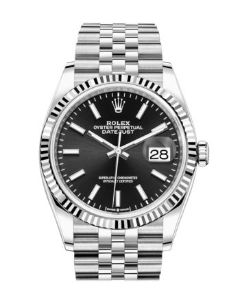 Rolex Datejust 36 Black Dial Automatic Jubilee Watch 126234