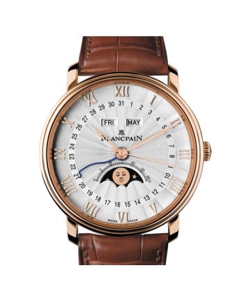 Blancpain Villeret Moonphase and Complete Calender Rose Gold 6664-3642-55B