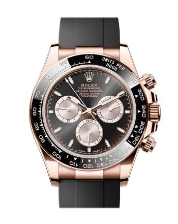 Rolex Daytona 40 Brigh Black and Sundust Dial Rose Gold Mens Watch 126515LN