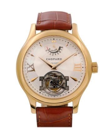 Chopard L.U.C Tourbillon White Dial Men's Watch 161869-5001