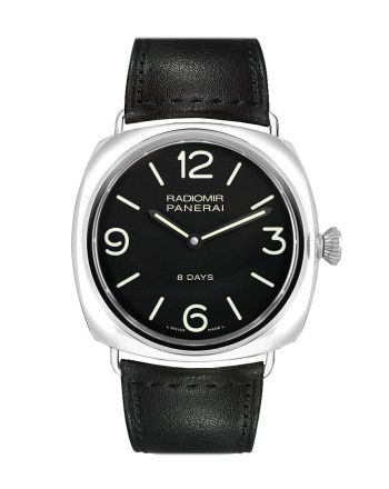 Panerai Radiomir Black Dial Leather 45mm Men's Watch PAM00610