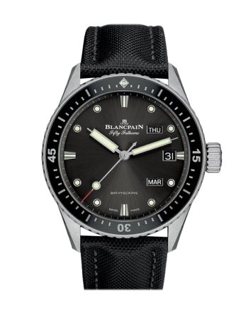 Blancpain Fifty Fathoms Bathyscaphe Annual Calender Automatic Meteor Grey Dial Men's Watch 5071-1110-B52A