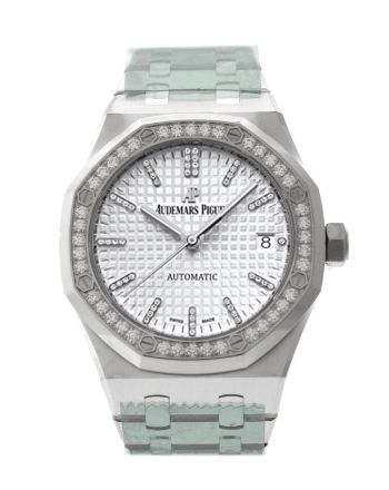 Audemars Piguet Royal Oak 37mm Rhodium-toned Diamond Dial Titanium 15453IP.ZZ.1256IP.01