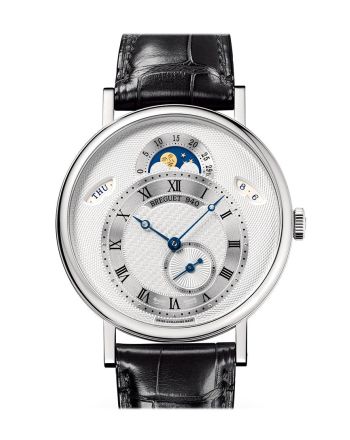 Breguet Classique Day/Date/ Moonphase 39mm in White Gold with Silver Dial 7337bb/1e/9v6