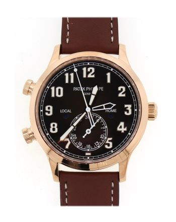 Patek Philippe Complications Calatrava Pilot Travel Time Automatic Men's Watch 5524R-001