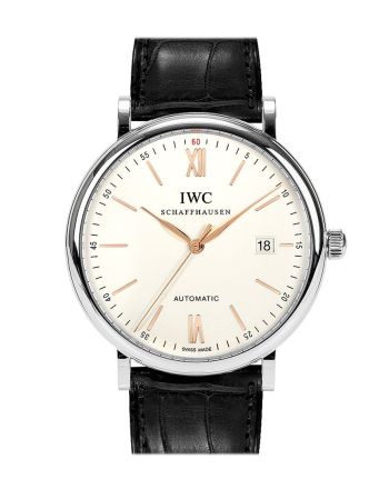 IWC Portofino Automatic Silver-plated Dial Men's Watch IW356517