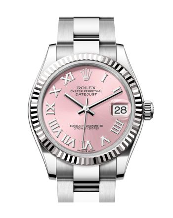 Rolex Datejust 31 Pink Roman Dial Fluted Bezel Ladies Watch 278274 278274-0019