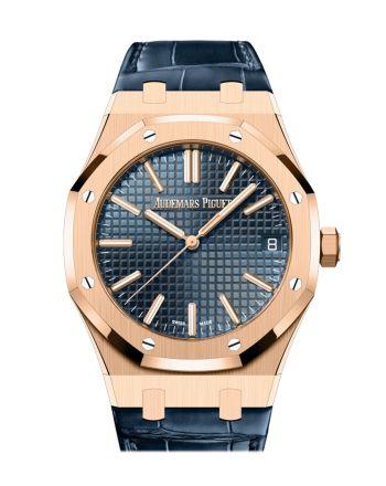 Audemars Piguet Royal Oak 41 Blue Dial 50th Anniversary Rose Gold 15510OR.OO.D315CR.01 DCM