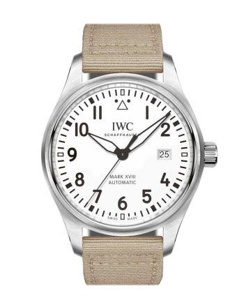 IWC Pilot's Watch Mark XVIII Antoine de Saint Exupery White Dial IW327017