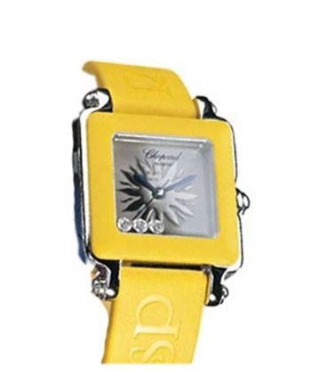 Chopard Square Happy Sport on Yellow Rubber 278896-3005