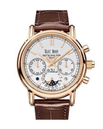 Patek Philippe Grand Complications Chronograph white Dial 38mm Men's Watch 5204R-001