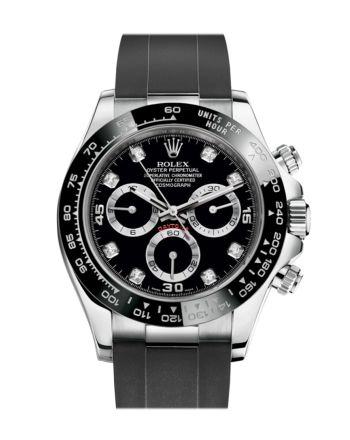 Rolex Cosmograph Daytona Black Dial Oysterflex Strap Mens Watch 116519LN 116519