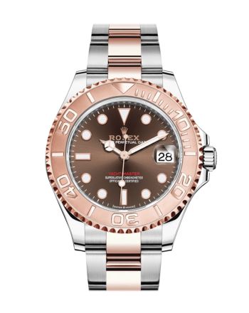 Rolex Yacht-Master 37 Chocolate Dial Automatic Men's Steel and 18K Everose Gold Oyster Watch 268621