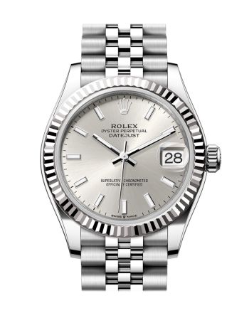 Rolex Datejust 31 Silver Dial Fluted Bezel Jubilee Ladies Watch 278274 278274-0012