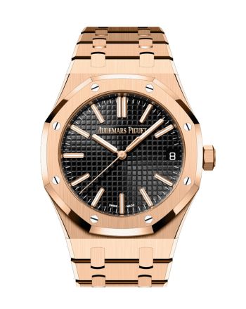 Audemars Piguet Royal Oak 41 Black Dial 50th Anniversary Rose Gold 15510OR.OO.1320OR.02 DCM