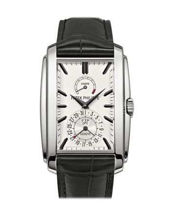 Patek Philippe Gondolo Silver White Dial 18K White Gold Men's Watch 5200G-010