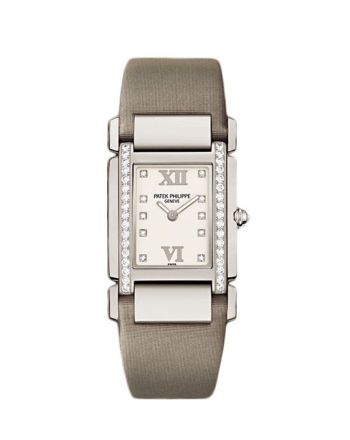 PATEK PHILIPPE Twenty 4 Diamond White Dial White Gold Ladies Watch 4920G-010