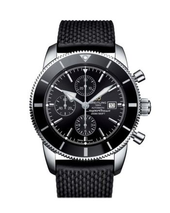 Breitling Superocean Heritage II chrono Black Rubber Deployment A1331212