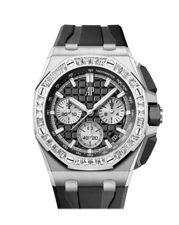 Audemars Piguet Royal Oak Offshore 43 Black dial Black rubber strap Watch 26424BC.ZZ.D002CA.01