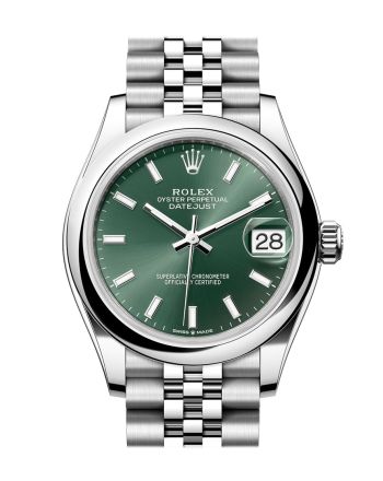 Rolex Datejust 31 Green Dial Jubilee Ladies Watch 278240 278240-0012