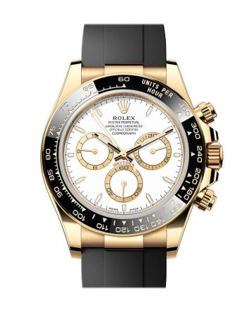 Rolex Daytona 40 White Dial Yellow Gold Mens Watch 126518LN