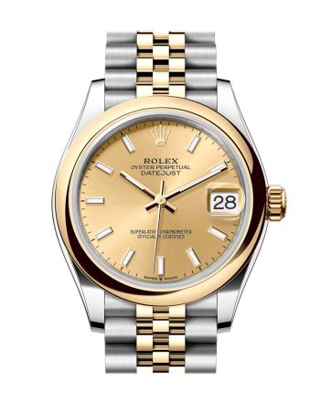 Rolex Datejust 31 Champagne Dial Yellow Gold Steel Jubilee Ladies Watch 278243 278243-0014