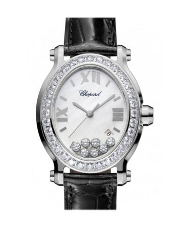 Chopard Happy Sport Oval Quartz Ladies Watch 278546-3002