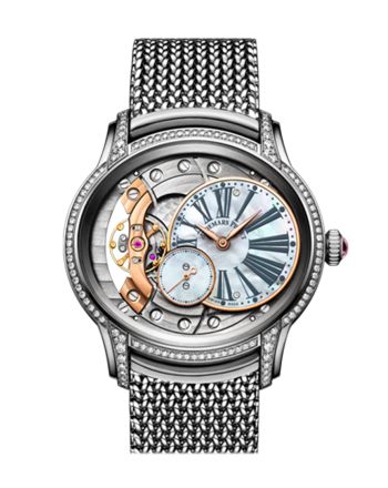 Audemars Piguet Millenary Hand Wound Diamond Ladies Watch 77247BC.ZZ.1272BC.01