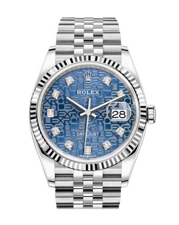 Rolex Datejust 36 Blue Jubilee DiamondDial Automatic Jubilee Watch 126234