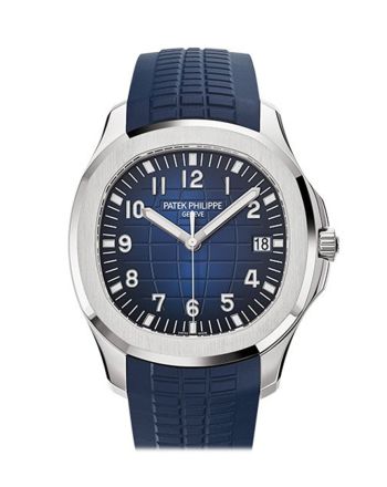 Patek Philippe Aquanaut Blue Dial 18K White Gold Men's Watch 5168G-001