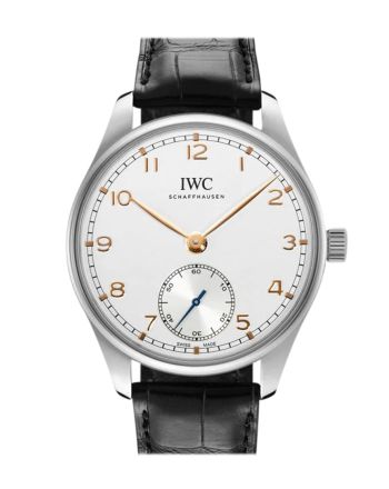 IWC Portugieser Automatic Silver-plated Dial Men's Watch IW358303