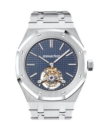 Audemars Piguet Royal Oak 41mm Extra Thin Tourbillon Blue Dial Stainless Steel Men's Watch 26510ST.OO.1220ST.01 DCM