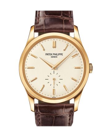 Patek Philippe Calatrava Mechanical Opaline White Dial Men's Watch 5196J-001