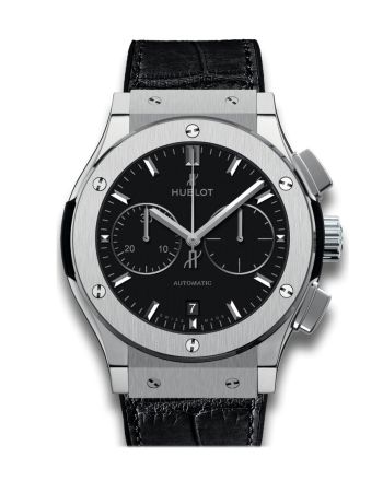 Hublot Classic Fusion Black Dial Chronograph 45mm Men's Automatic Watch 521.NX.1171.RX.  JV