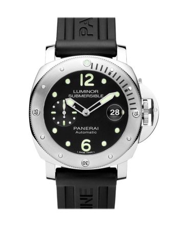 Panerai Luminor Submersible Automatic Acciaio 44mm Black Dial Men's Watch Pam01024