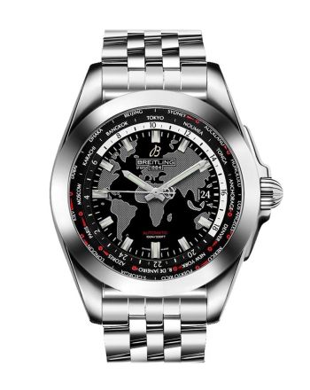 Breitling Galactic Unitime Mens Watch WB3510U4/BD94-375A