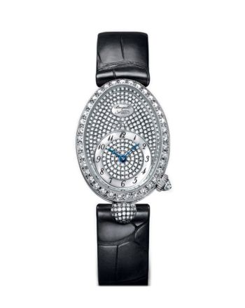 Breguet Reine De Naples 18kt White Gold & Diamond Silver Automatic 8928BB/8D/944/DD0D