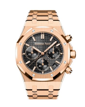 Audemars Piguet Royal Oak Black Rose Gold Watch 26240OR.OO.1320OR.05