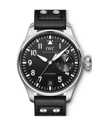 IWC Big Pilot Automatic Black Dial Black Leather Men's Watch IW501001