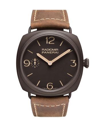 Panerai Radiomir Composite Brown Dial Brown Leather 47mm Men's Watch PAM00504