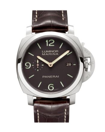 Panerai Luminor Marina 1950 3 Days Automatic Titanio 44mm Brown Dial Men's Watch Pam00351