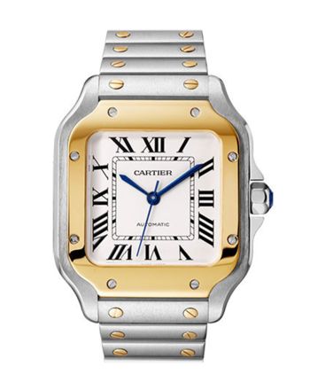 Cartier Santos Dumont Steel Yellow Gold Midsize W2SA0016