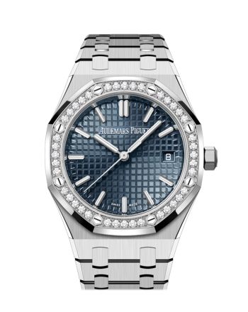 Audemars Piguet Royal Oak 34 Bleu nuit nuage 50 dial  Stainless steel Watch 77451ST.ZZ.1361ST.02