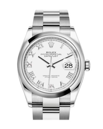 Rolex Datejust 36 White Dial Automatic Watch 126200