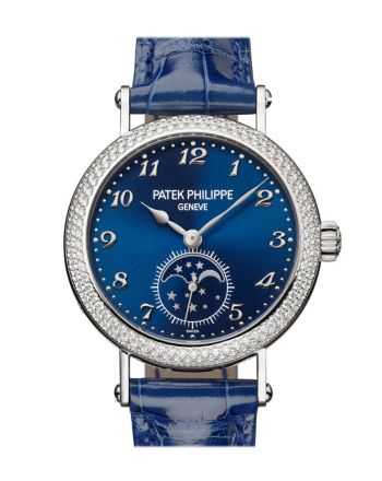 Patek Philippe Complication Blue Sunburst Dial Watch 7121/200G-001