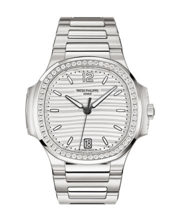 Patek Philippe Nautilus Automatic Diamond Silver Dial Unisex Watch 7118/1200A-010