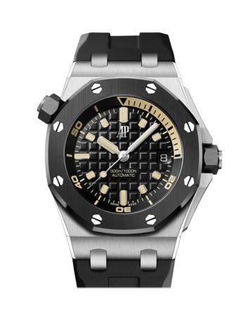 Audemars Piguet Royal Oak Offshore 42 Black dial Black rubber strap Watch 15720CN.OO.A002CA.01