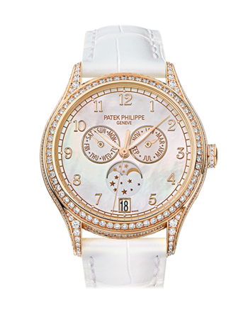 Patek Philippe Complications White Balinese Mother Of Pearl Dial Ladies Watch 4948R-001